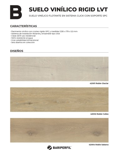 Suelo Vinílico Base Textil Roble Lima Beige 160L - Suelo Vinilico