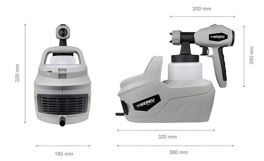 Pistola Pintar Succión Turbina Wk401210