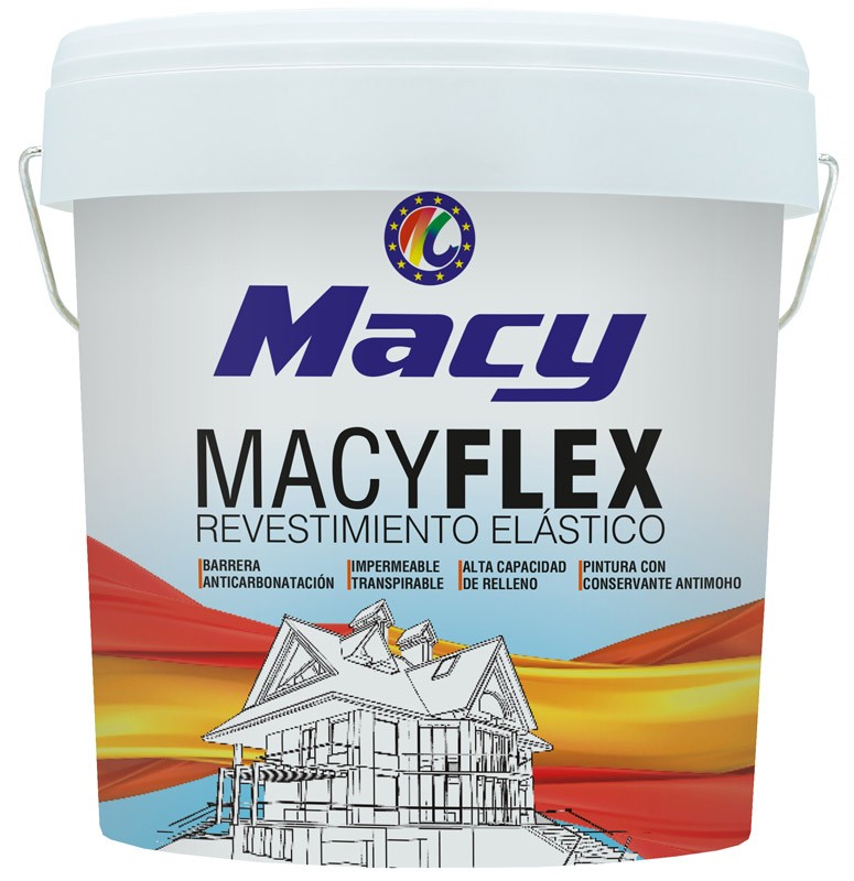Revestimiento Elástico Blanco Macyflex Antimoho. Macy.