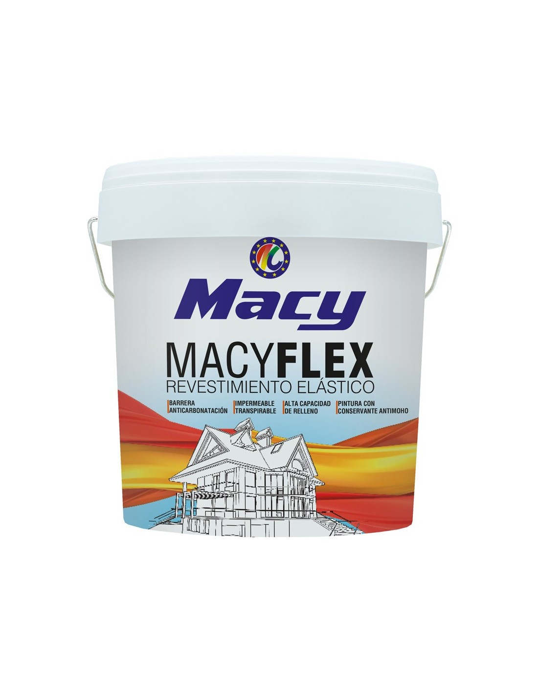 Revestimiento Elástico Macyflex Antimoho. Macy