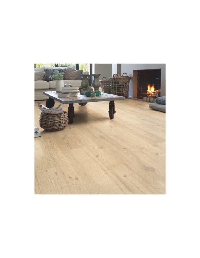 Quick Step.Impressive. Roble Tratado Con Chorro De Arena Natural