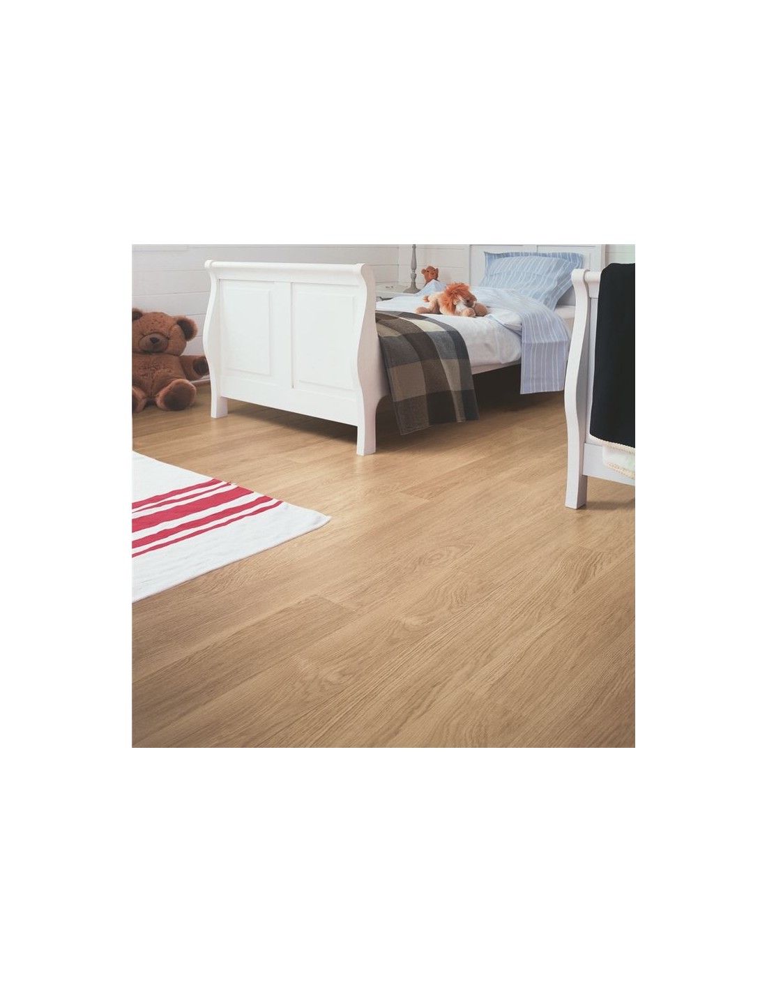 Quick Step.Eligna. Roble Barnizado Blanco