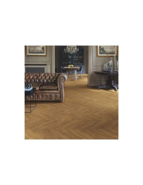 Quick Step.Impressive Patterns. Roble Marrón Chevron