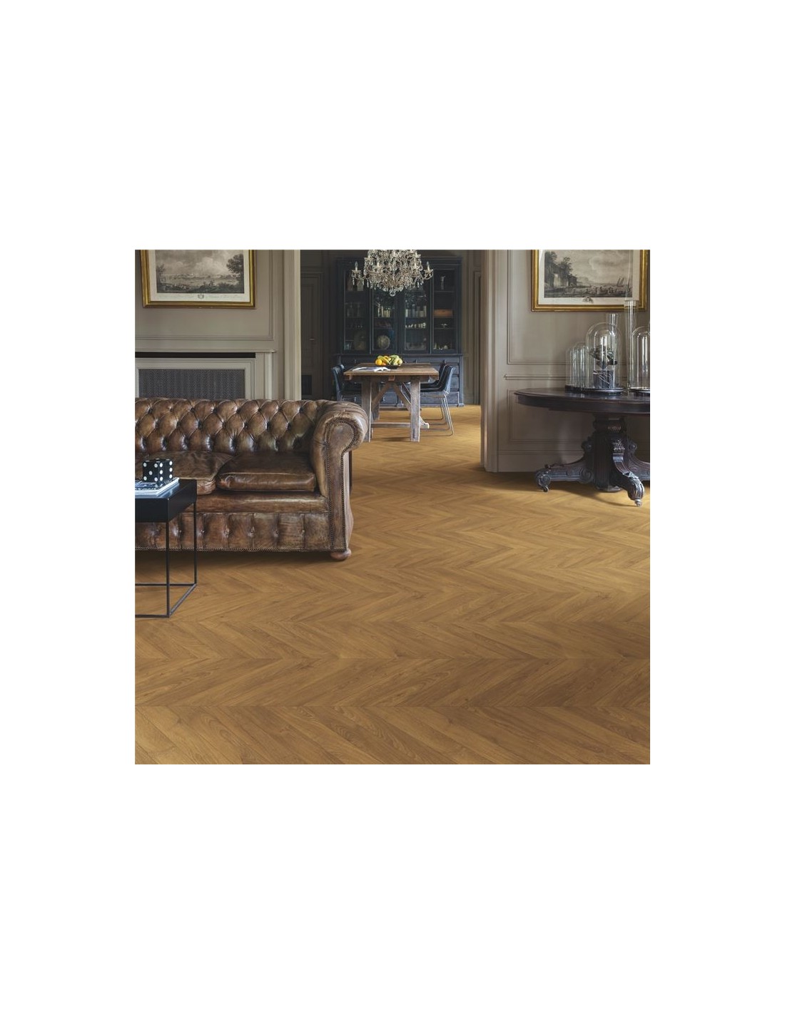 Quick Step.Impressive Patterns. Roble Marrón Chevron