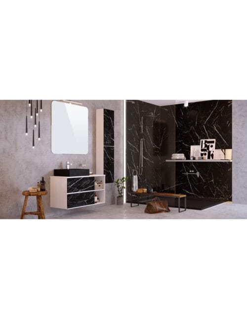 Paneles Decorativo. Modelo Sabbia. Broken Black